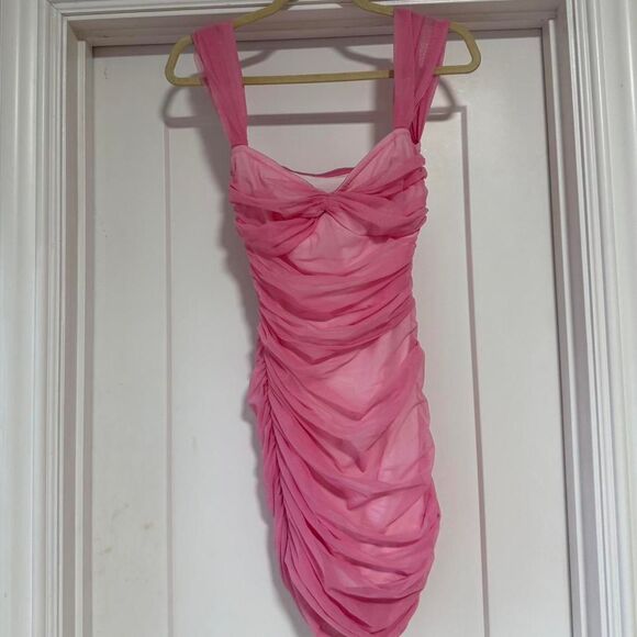 Norma-kamali Women's Pink Dress - Picture 6 of 7